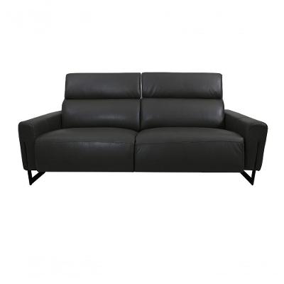 Sofá Reclinável Elétrico De Couro Legend Graphite - Mempra