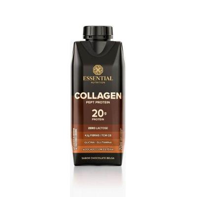 Collagen Pept Protein 250ml Sabor Chocolate Belga