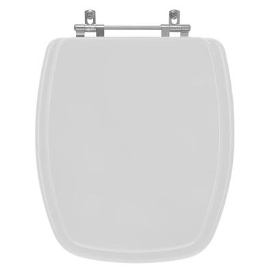 Assento Sanitário Laguna Cinza Prata Para Vaso Hervy