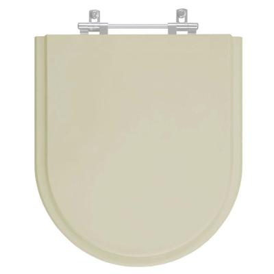 Assento Sanitario Poliester Castanha Smart Bege Fosco Para Vaso Celite