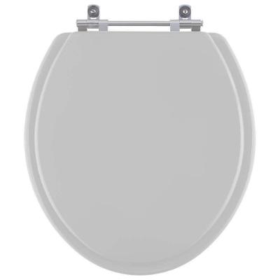 Assento Sanitario Laqueado Convencional Oval Cinza Real Para Vaso Deca