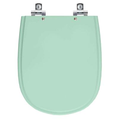 Assento Sanitário Soft Close Paris Verde Claro Para Vaso Ideal Standard