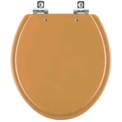 Assento Sanitário Soft Close Lirio Amarelo Terra Para Vaso Celite