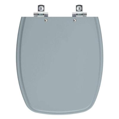 Assento Sanitário Soft Close Primula Plus Cinza Escuro Para Vaso Fiori