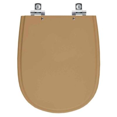 Assento Sanitário Soft Close Paris Amendoa Para Vaso Ideal Standard