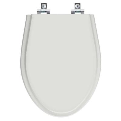 Assento Sanitário Soft Close Alpinia Cinza Claro Para Vaso Fiori