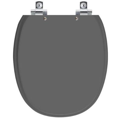 Assento Sanitário Soft Close Ascot Cinza Quartzo Para Vaso Ideal Standard