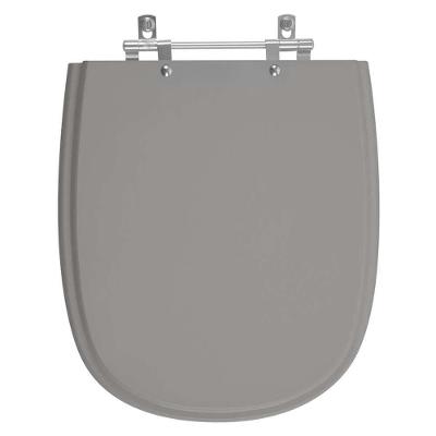 Tampa De Vaso Sanitário Donna Cinza Escuro Para Bacia Santamarina