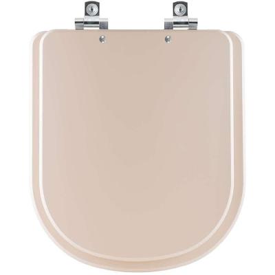 Assento Sanitário Soft Close Vogue Plus Amendoa Para Vaso Deca