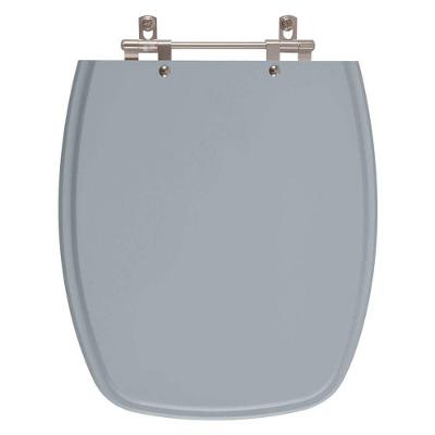 Assento Sanitario Primula Plus Cinza Escuro Para Vaso Fiori