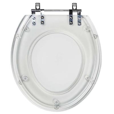 Assento Sanitario Poliester Carina Transparente Para Vaso Ideal Standard