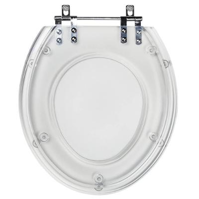 Assento Sanitario Poliester Diamantina Transparente Para Vaso Icasa
