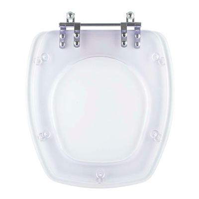 Assento Sanitario Poliester Acrilico Transparente Thema Para Vaso Incepa 6lpf