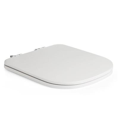Assento Poliester Soft Close Antimicrobiano Quadra Branco Para Vaso Deca