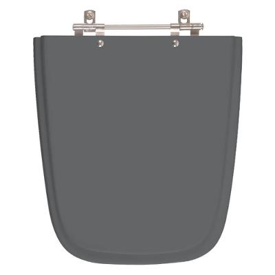 Assento Sanitário Poliester Aero Cinza Quartzo Para Vaso Ideal Standard