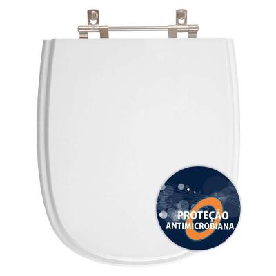 Assento Sanitário Poliéster Antimicrobiano Sabatini Branco Para Vaso Icasa