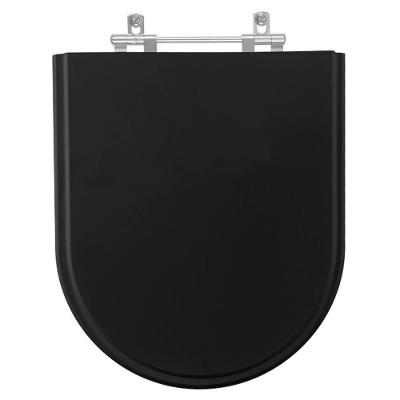 Assento Sanitário Poliester Carrara Preto (ebano) Para Vaso Deca