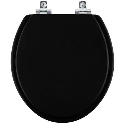 Assento Sanitário Soft Close Angra Preto Para Vaso Ideal Standard