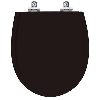 Assento Sanitário Soft Close Polo Preto Para Vaso Hervy