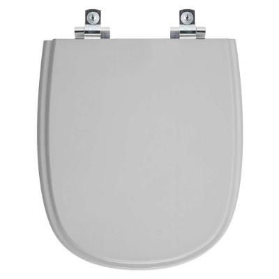 Assento Sanitário Soft Close Donna Cinza Claro Para Vaso Santamarina