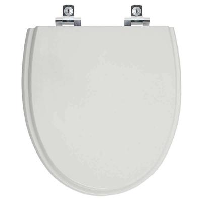 Assento Sanitário Soft Close Eros Cinza Platina Para Vaso Incepa