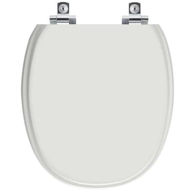 Assento Sanitário Soft Close Ascot Silver Para Vaso Ideal Standard