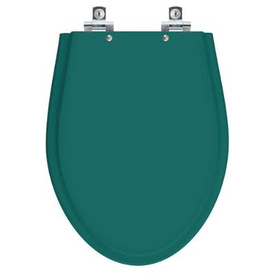Assento Sanitário Soft Close Absolute Verde Amazonia Para Vaso Ideal Standard