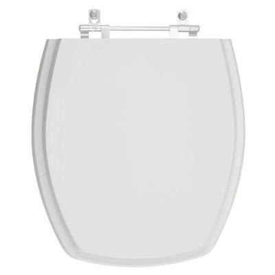 Tampa De Vaso Poliester Thema Cinza Claro Para Bacia Incepa 6lpf