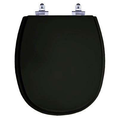Assento Sanitario Soft Close Aspen Preto Para Vaso Deca
