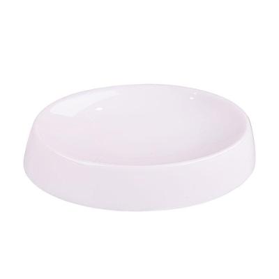 Saboneteira Poliéster Oval Branco Para Sabonete Barra