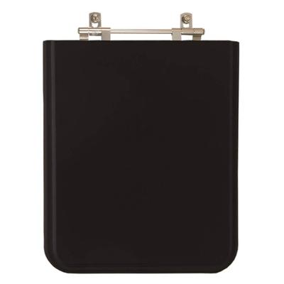 Assento Sanitario Poliester Square Preto Para Vaso Incepa