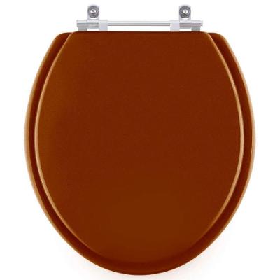 Assento Sanitario Poliéster Convencional Oval Caramelo Para Vaso Icasa