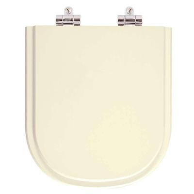 Assento Sanitario Poliester Com Amortecedor Vogue Plus Creme Para Bacia Deca
