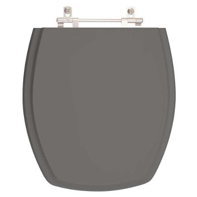 Assento Sanitario Poliester Thema Ambar (cinza Escuro) Para Vaso Incepa