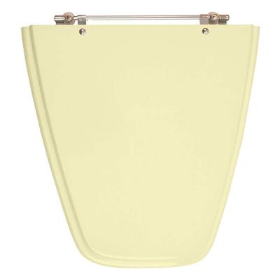 Assento Sanitário Poliester Plaza Bege Claro Para Vaso Ideal Standard