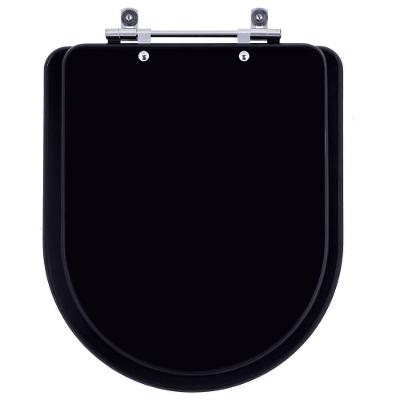 Assento Sanitário Link Preto Fosco Para Vaso Deca