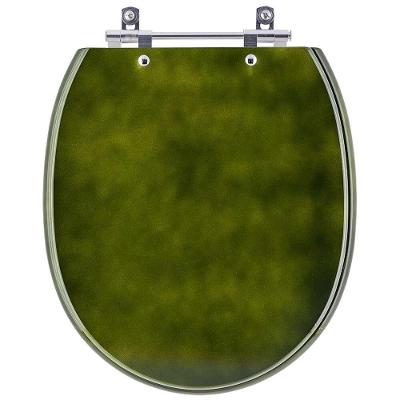 Assento Sanitário De Ville Verde Degradê Para Vaso Deca