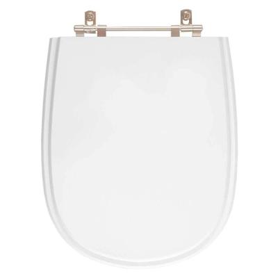 Assento Sanitário Poliéster Paris Branco Para Vaso Ideal Standard