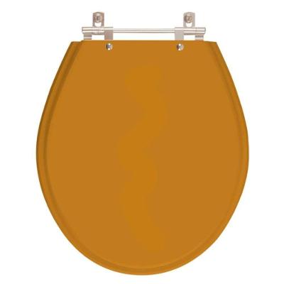 Assento Sanitário Poliester Carina Laranja Para Ideal Standard