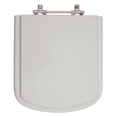 Assento Sanitário Poliester Bali Cinza Platina Para Vaso Incepa