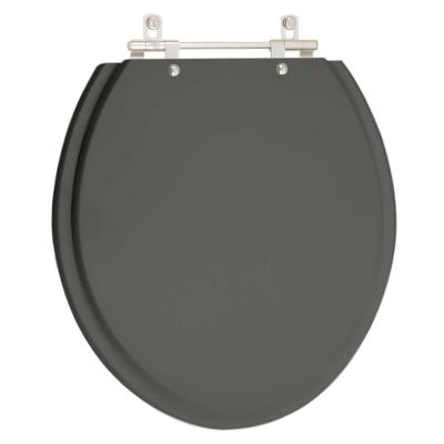 Assento Sanitário Laqueado Evolution Cinza Escuro Para Louça Santamarina