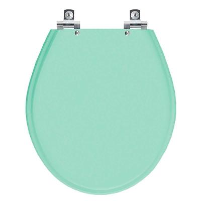 Assento Sanitário Soft Close Carina Verde Claro Para Vaso Ideal Standard