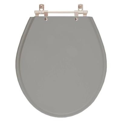 Assento Sanitário Ravena Cinza Vip (cinza Escuro) Para Vaso Deca