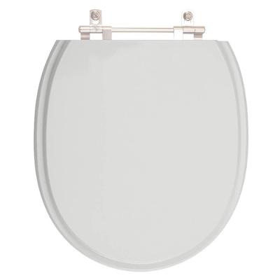 Assento Sanitário Poliester Village Cinza Real Para Vaso Deca