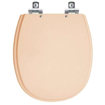 Assento Sanitário Soft Close Aspen Rosa Floral Para Vaso Deca