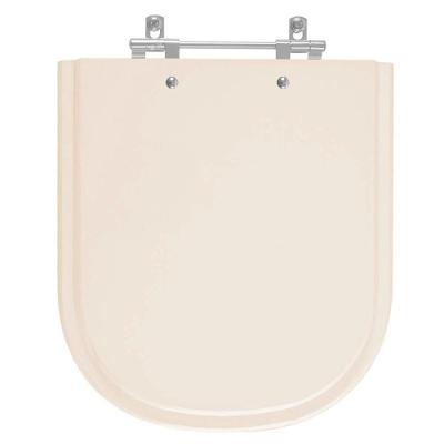 Assento Sanitário Poliester Vogue Plus Amendoa Para Vaso Deca