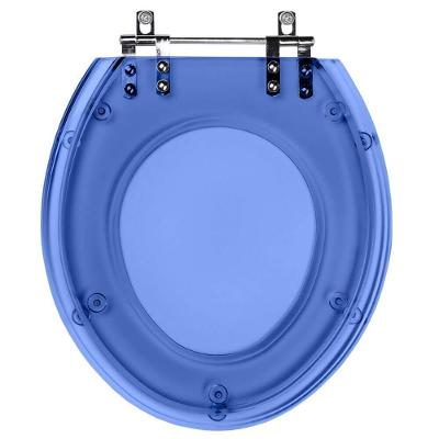 Tampa De Vaso Azul Transparente Para Vaso Incepa Flamingo