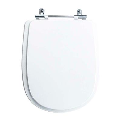 Assento Sanitário Tampa De Vaso Branco Mdf Laqueado Paris Para Bacia Ideal Standard