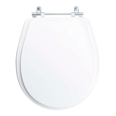Assento Sanitário Tampa De Vaso Branco Mdf Laqueado Avalon Para Bacia Ideal Standard