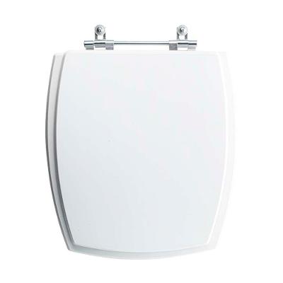 Assento Sanitário Tampa De Vaso Branco Mdf Laqueado Anturius Para Bacia Luzarte